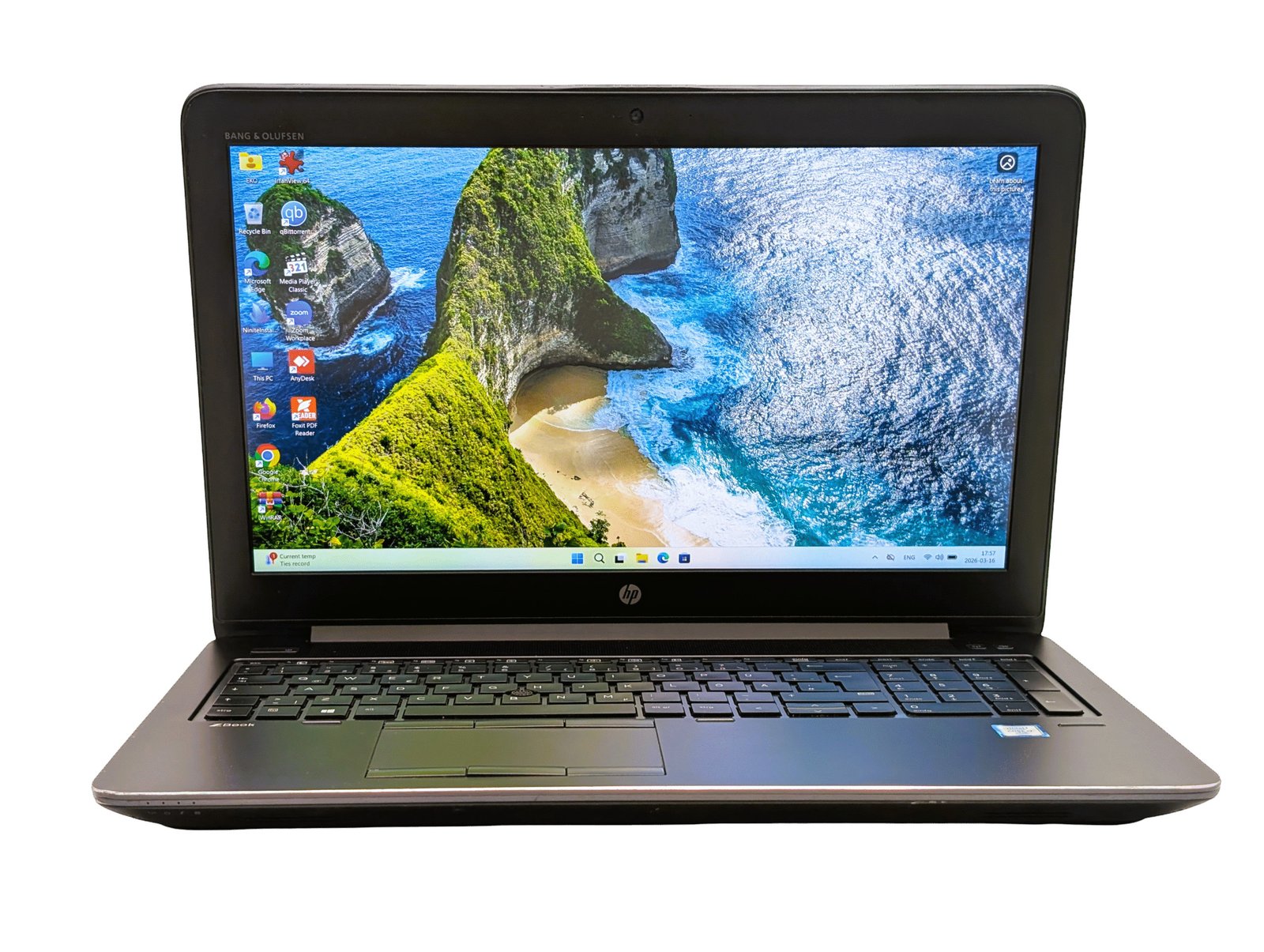 HP ZBook 15 G3/i7-6820HQ/16GB/250GB/Quadro M1000M 2GB (REFURBISHED)