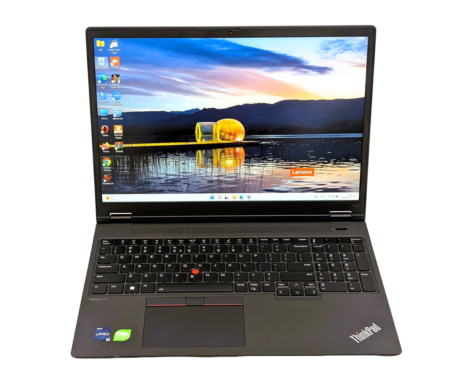 Lenovo ThinkPad P16v/i7-13800H/16GB/256GB/RTX A500 4GB (ATNAUJINTAS)
