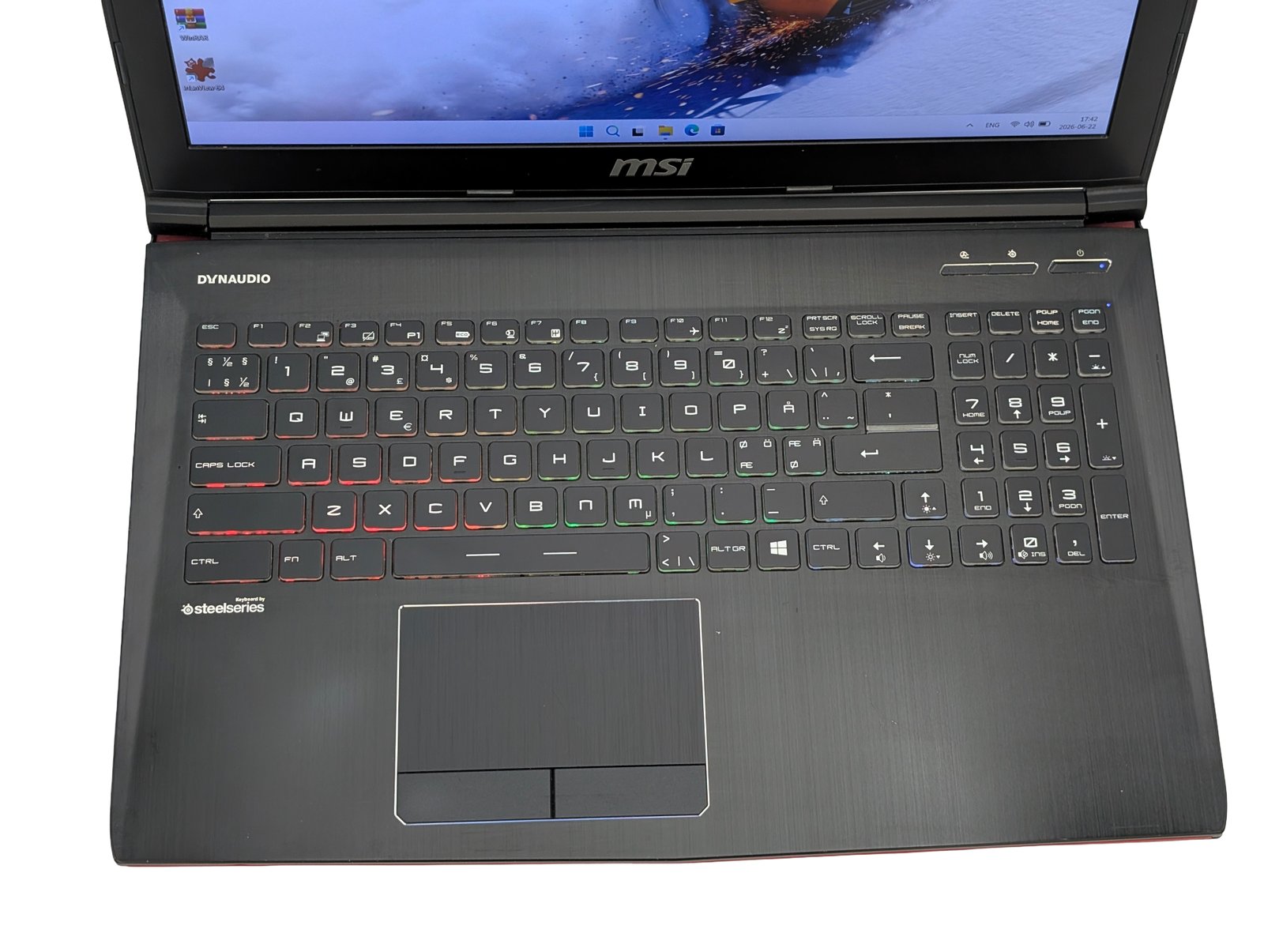 MSI GE62VR 7RF/i7-7700HQ/16GB/256GB+1TB/GTX 1060 3GB (RECONDITIONNÉ)