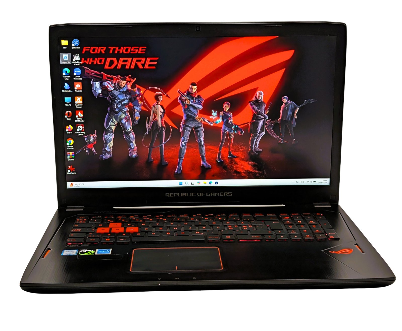 ASUS ROG Strix GL702VMK/i7-7700HQ/16GB/480GB/GTX1060 6GB (ODNOWIONY)