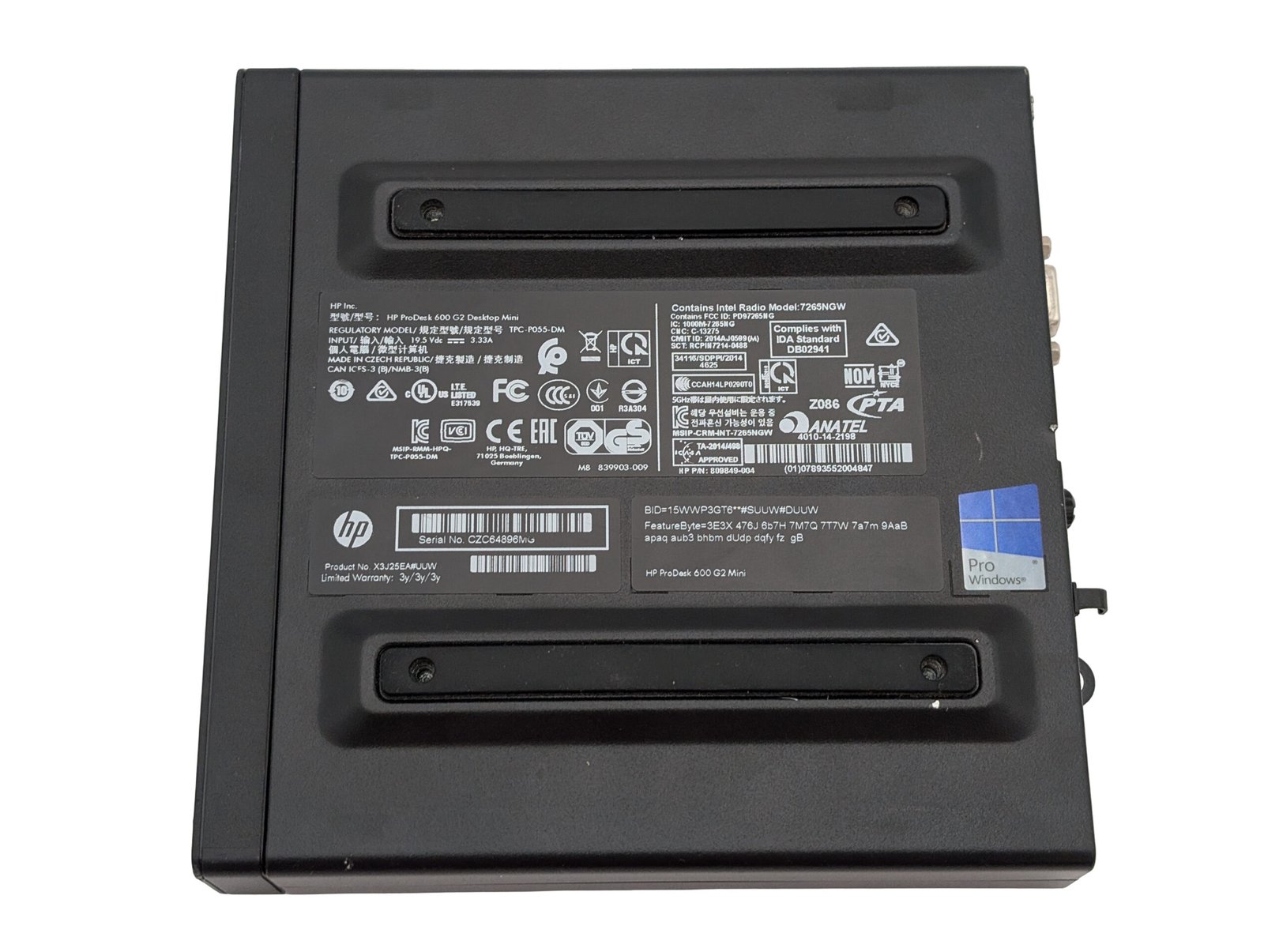 HP ProDesk 600 G2 Mini/i5-6500T/8GB/128GB (RENOVERAD)