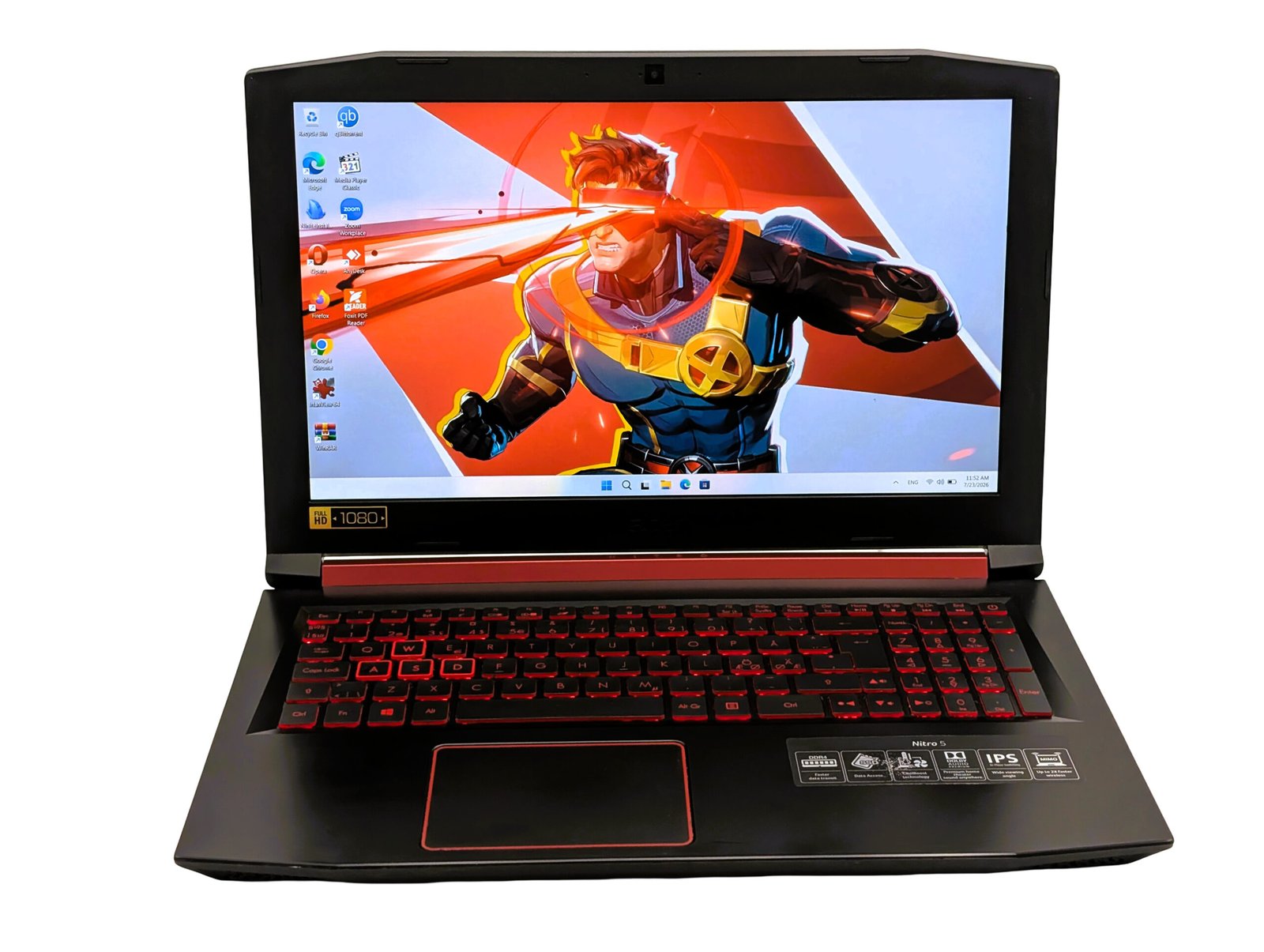 Acer Nitro 5 AN515-51/i7-7700HQ/16GB/256GB+1TB/GTX 1050 Ti 4GB (Atnaujintas)