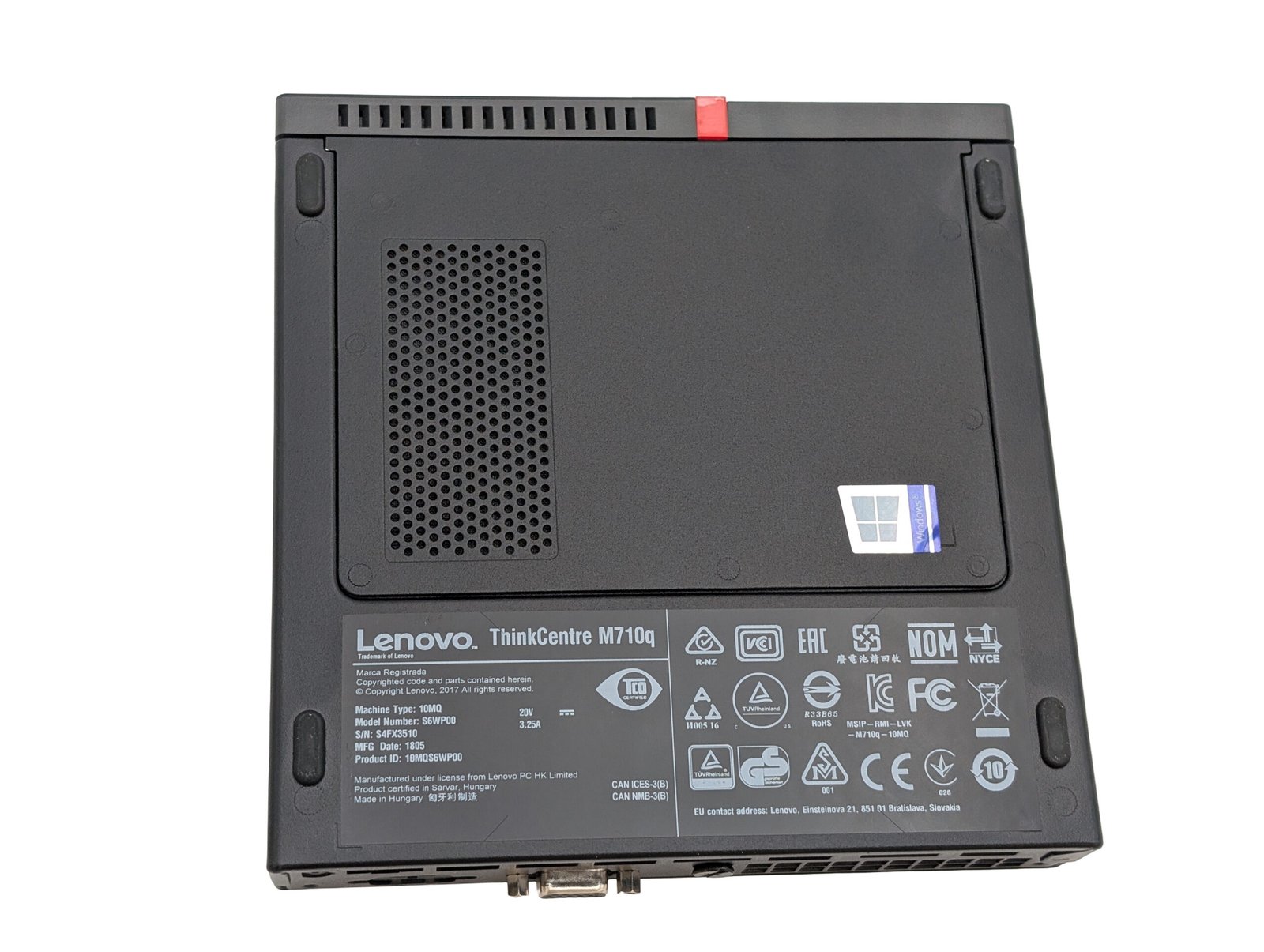 Lenovo ThinkCentre M710q Tiny i5-6500T/8GB/128GB+320GB (RECONDITIONNÉ) (Kopija)