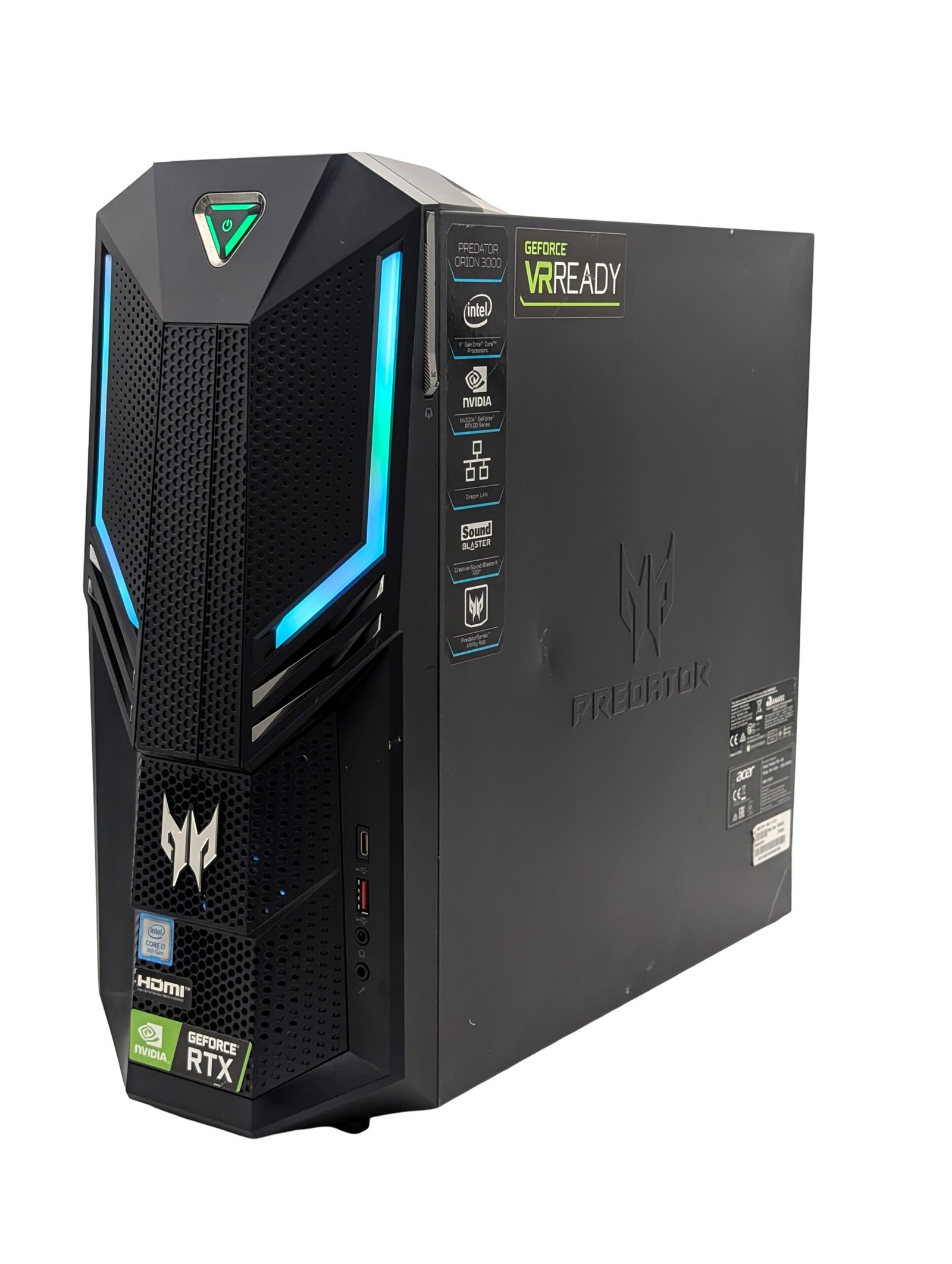 Acer Predator Orion 3000 PO3-600/i7-9700/16GB/512GB/RTX 2060 6GB (ATNAUJINTAS)