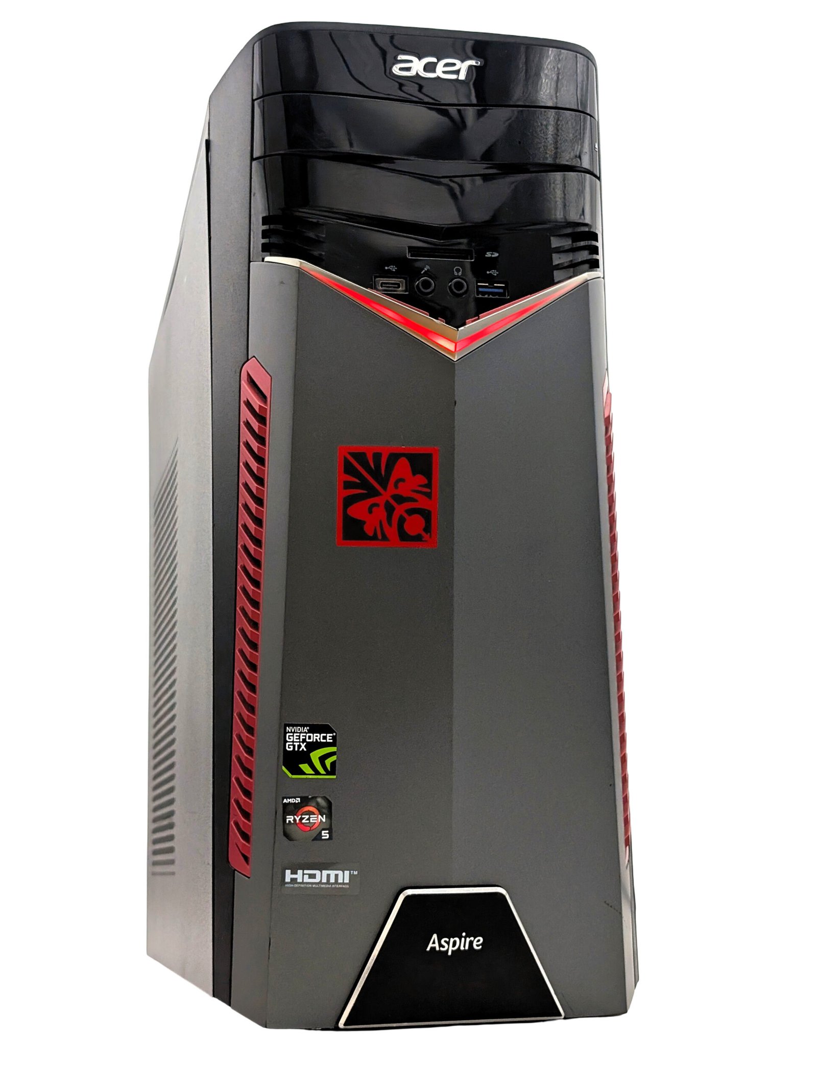 Acer Aspire GX-281/Ryzen 5-1400/16GB/256GB/GTX 1060 3GB (ATNAUJINTAS)