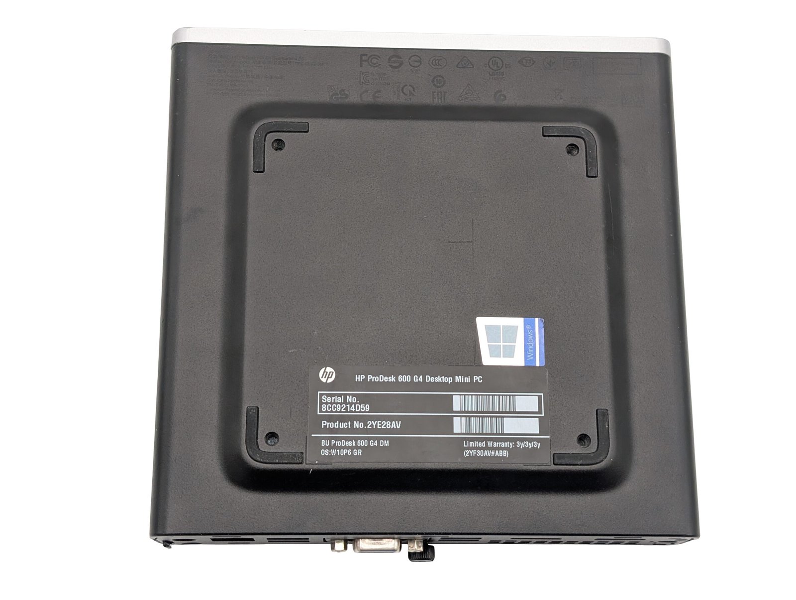 HP ProDesk 600 G4 DM/i5-8500T/8GB/128GB+320GB (ATNAUJINTAS)