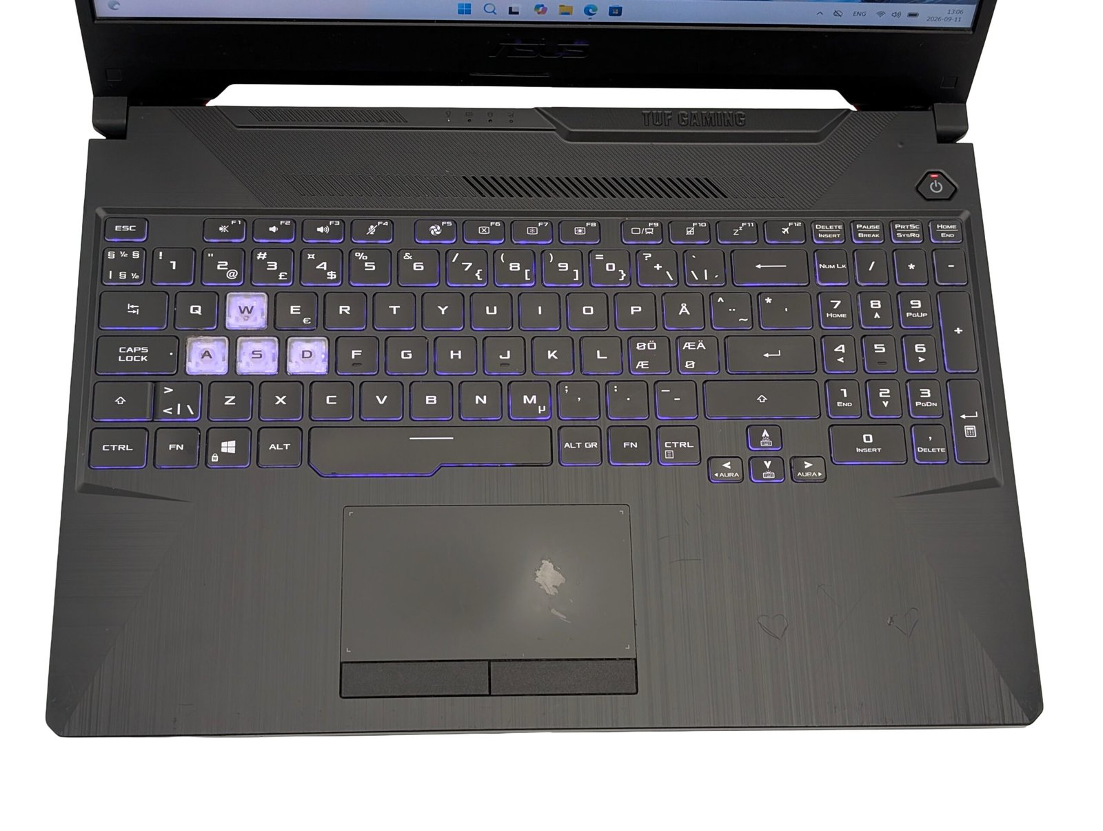 PXL_20260911_100631828 ASUS TUF Gaming F15 FX506LH/i5-10300H/16GB/512GB/GTX 1650 4GB (ATNAUJINTAS)