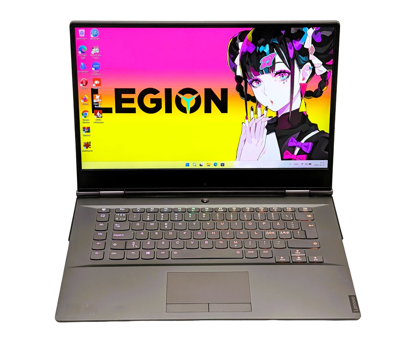 Lenovo Legion Y740-15IRHg/i7-9750H/16GB/512GB+1TB/RTX 2070 8GB (ATNAUJINTAS)
