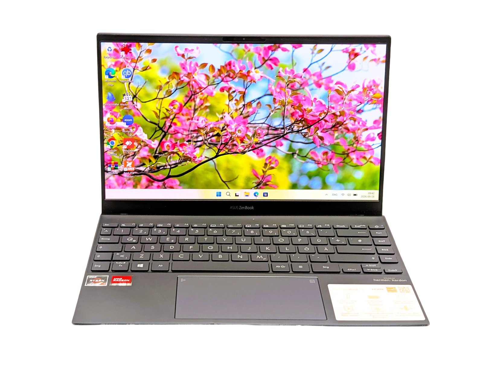 ASUS ZenBook 13/Ryzen 7 5800U/16GB/256GB (ATNAUJINTAS)