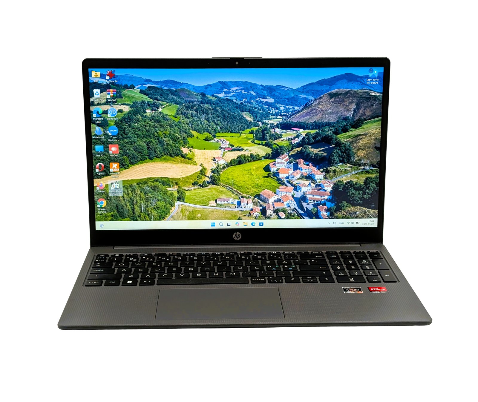 HP 15-fc0024no / Ryzen 5 7520U / 8GB / 256GB (ATNAUJINTAS)