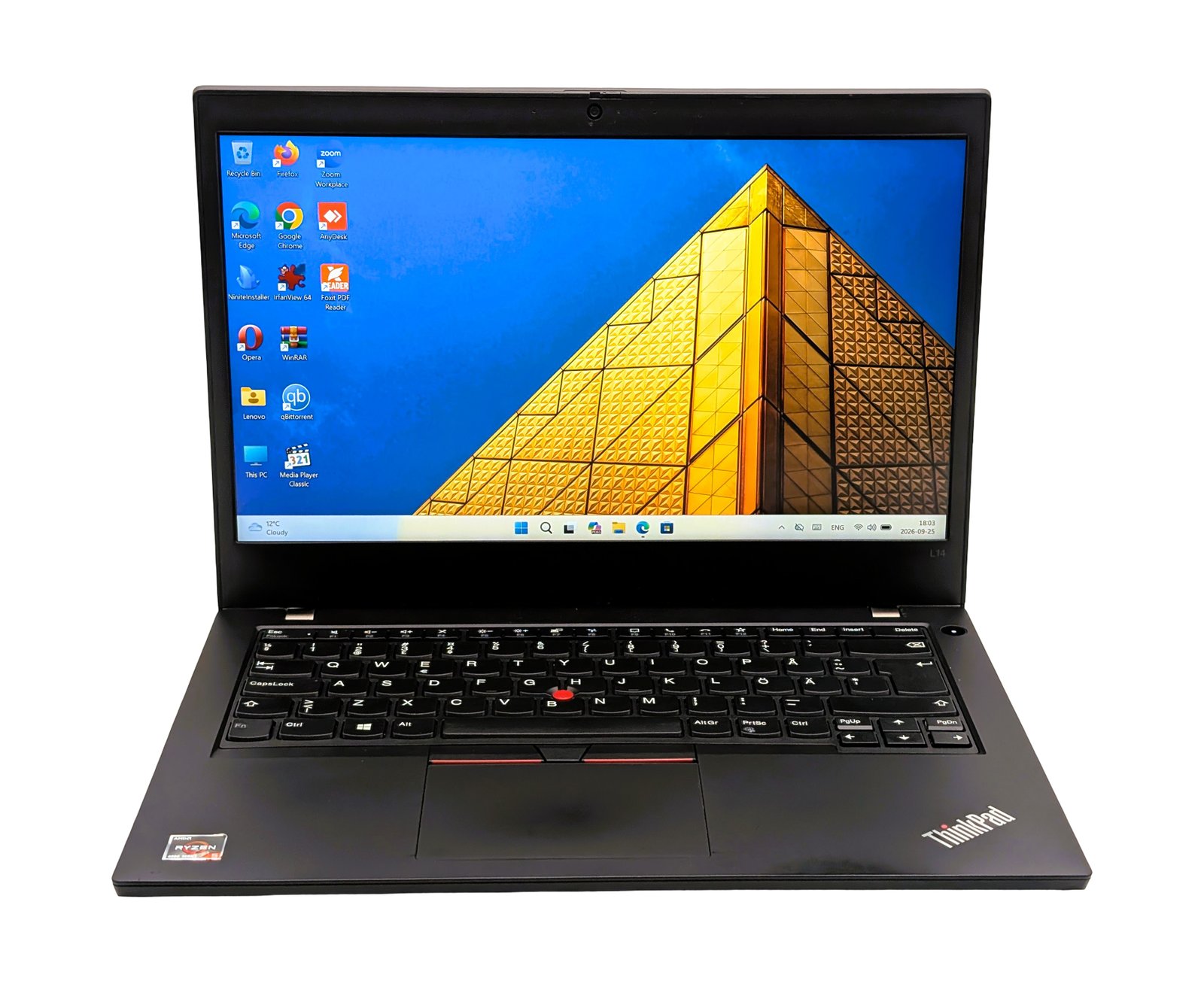 Lenovo ThinkPad L14 Gen 1/Ryzen 5-4500U/16GB/256GB (ATNAUJINTAS)