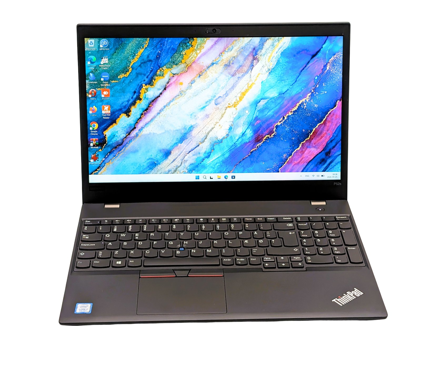 Lenovo ThinkPad P52s / i7-8550U / 32GB / 256GB / Quadro P500 2GB (ATNAUJINTAS)