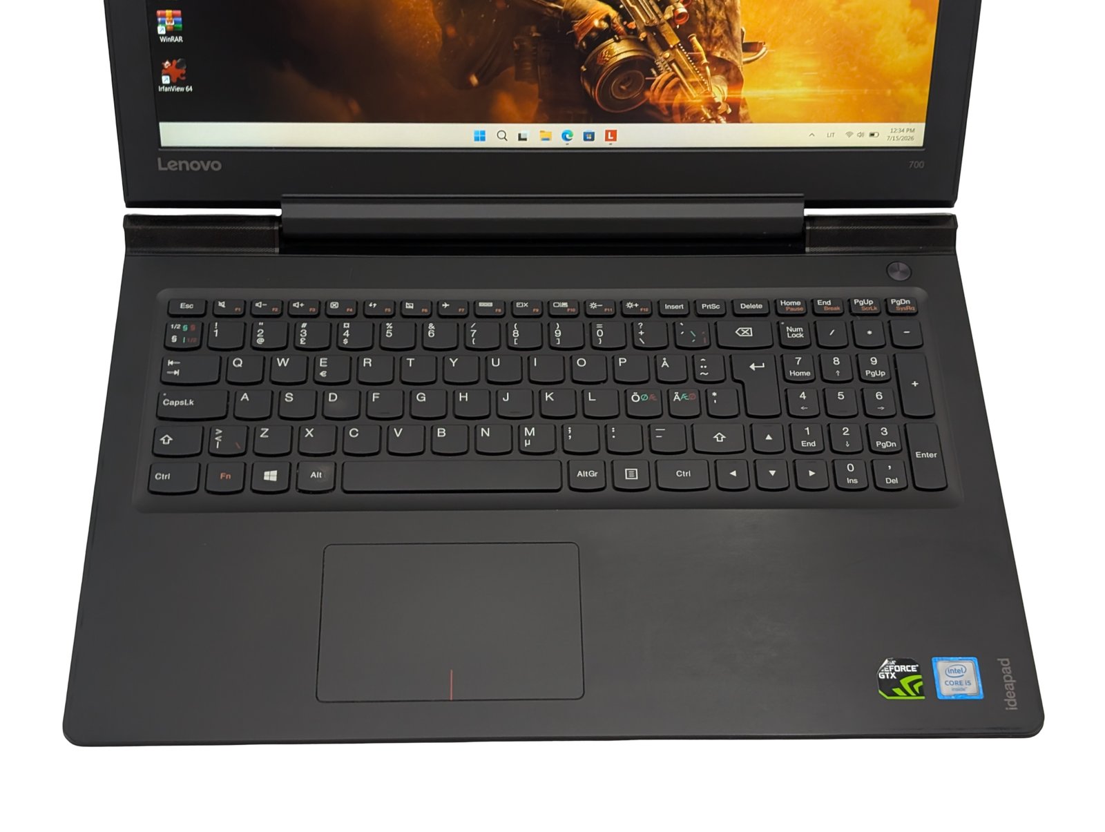 PXL_20260715_093436499 Lenovo IdeaPad 700-15ISK / i5-6300HQ / 16GB / 256GB+1TB / GTX950M 4GB (ATNAUJINTAS)